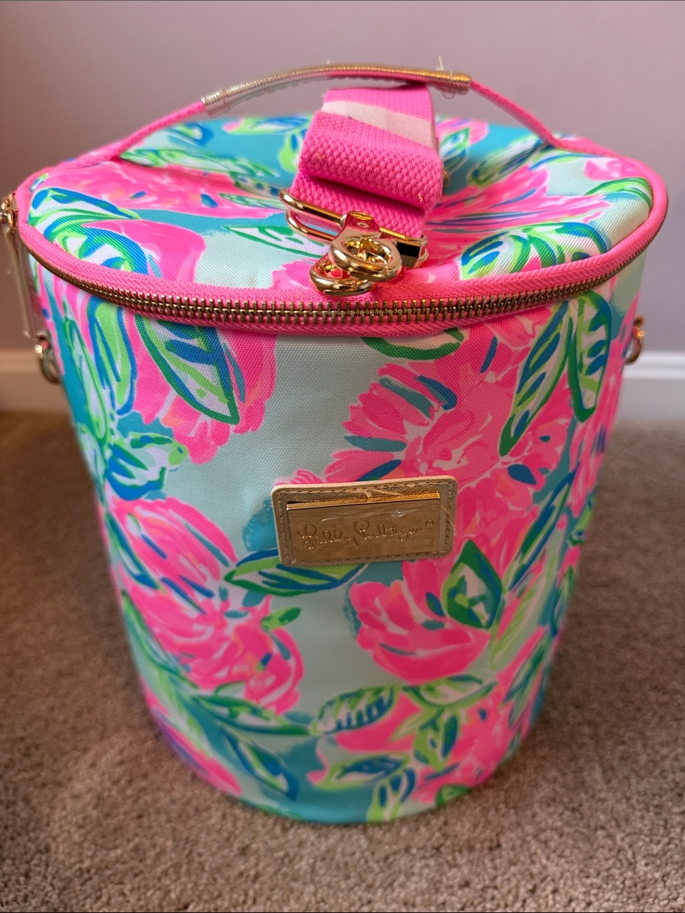 NWOT Lilly Pulitzer Insulated Soft Beach Cooler Totally Blossom - Picture 5 of 11